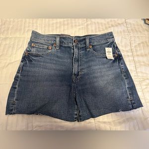 Gap 4” High Rise Jean Shorts